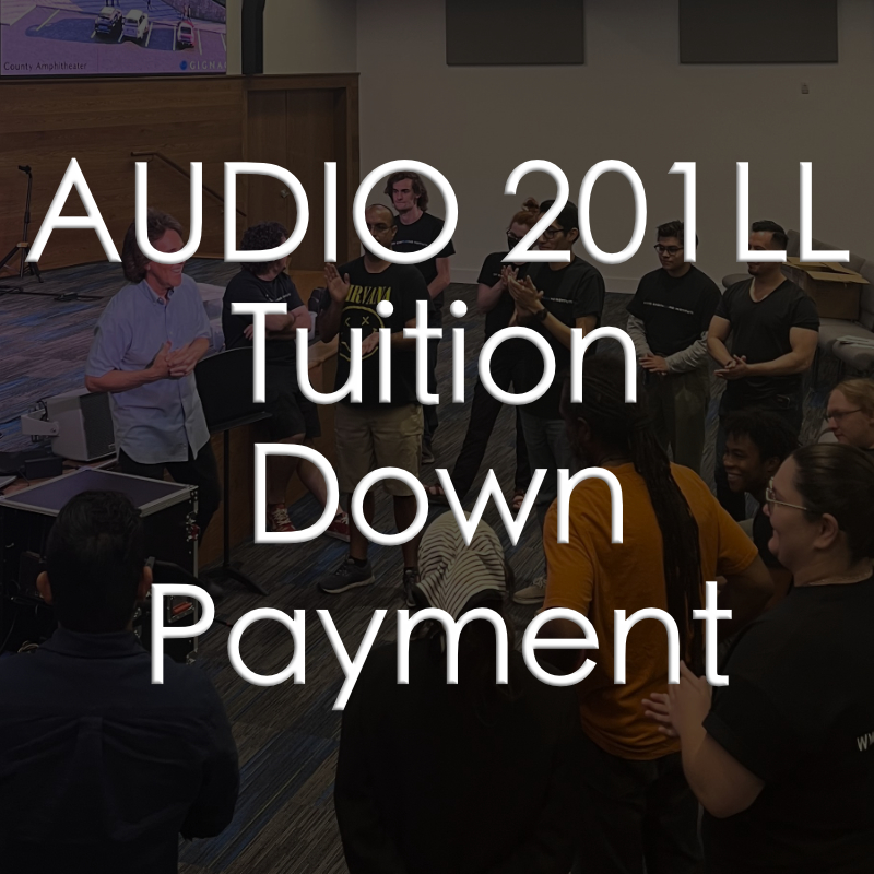 AUDIO 201LL Tuition Down Payment