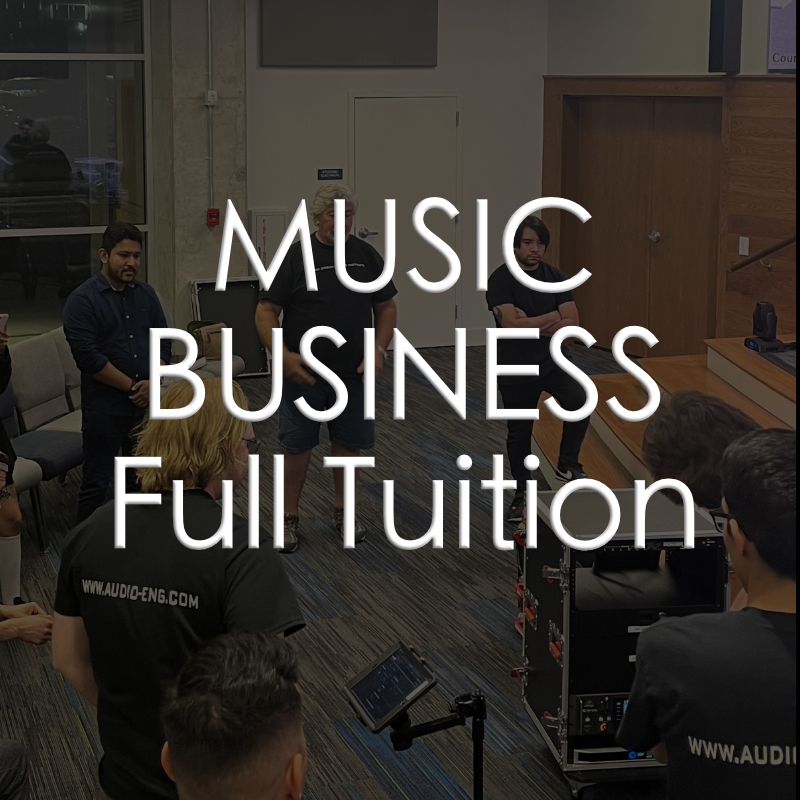 MUSIC BUSINESS 101 Full Tuition